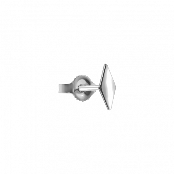 Celestial Stud Earring - 18K White Gold Stud Earrings