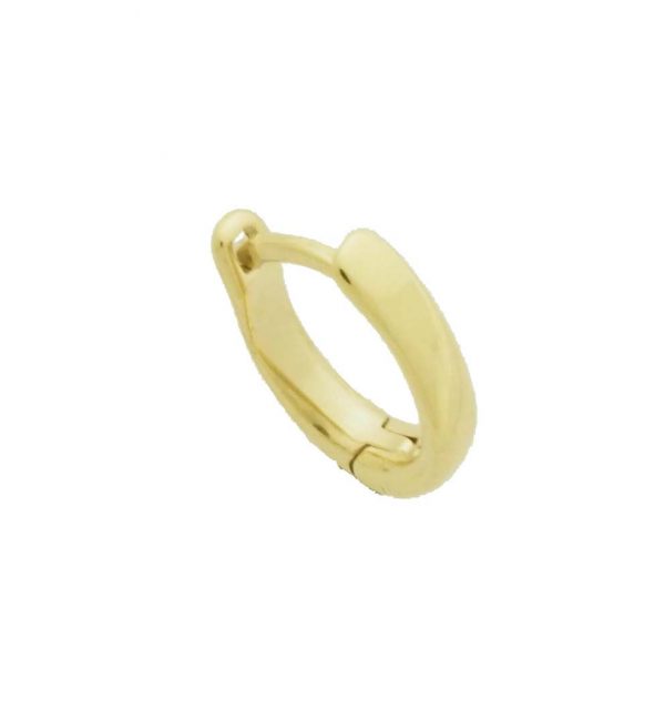 Classy Love - 18K Yellow Gold Huggie Hoop Earrings